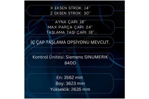 Landis 3RH CNC Silindirik Taşlama Tezgahı (İç Taşlamalı)