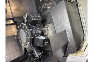 Mazak HQR 200 MSY Çift Ayna ve Spindle C-Y Eksen CNC Torna ve Sü