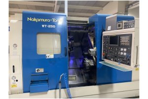 Nakamura Tome WT-250 2 Milli ve Taretli C Eksen CNC Torna ve Sür