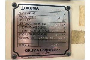 Okuma MX-50HB Çift Palet 500x500 CNC Yatay İşleme Merkezi
