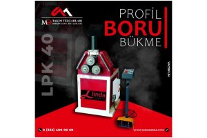 opk40 Profil ve Boru Bükme Makinası