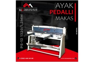 PS-12 1320×1,2mm Ayak Pedallı Makas