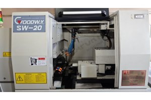 SIFIR AYARINDA MAGAZİN ÇUBUK BESLEMELİ GOODWAY SW20 KAYAR OTOMAT