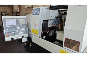 SIFIR AYARINDA MAGAZİN ÇUBUK BESLEMELİ GOODWAY SW20 KAYAR OTOMAT