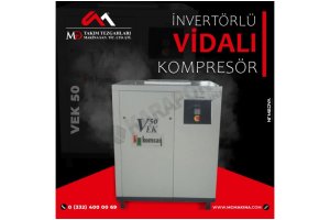 VEK 50 İnvertörlü Vidalı Kompresör