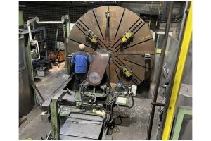 WMW Zerbst 4000 mm Çap CNC İç Diş Torna Tezgahı