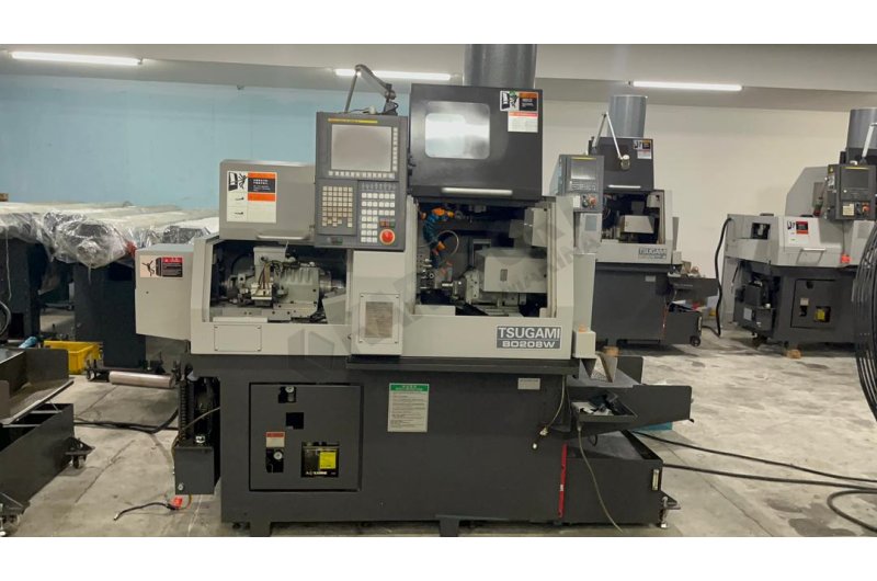 Tsugami B0208W 8 Eksen CNC Kayar Otomat ve Çubuk Sürücüsü-2023